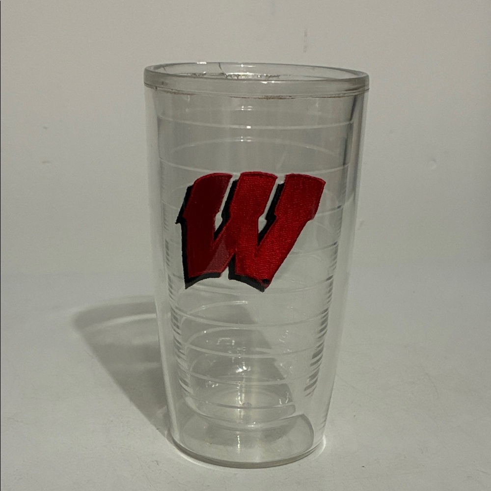 Wisconsin Tervis Tumbler with Red "W" Logo 16oz